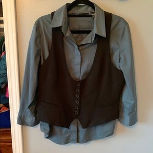 Dress Top w/Vest